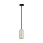 5060/1G PENDANT ODL24 449 цвет слонов.кости/черный/металл Подвес GU10 LED 4W COCOON