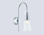 Светильник настенный LH55655 СH/CL хром/прозрачный E14 max 40W 220*90*300
