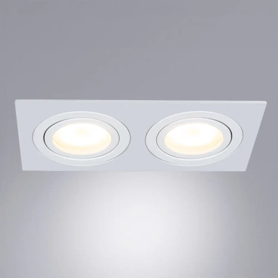Точечный встраиваемый светильник Arte Lamp TARF A2168PL-2WH, 2хGU10
