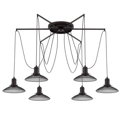 Citilux Эдисон CL451262 Люстра паук Венге