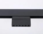Светильник светодиодный поворотный для шинопровода Magnetic GL4040 BK черный IP20 6W 4200K 48V 24° 115*22*105