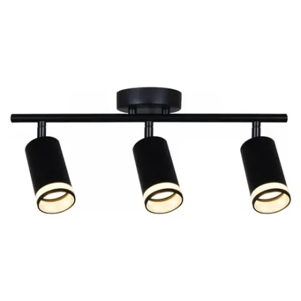 16001-9.5-003CT SPOT LIGHT GU10 BK светильник точечный Reluce Technical, GU10х3