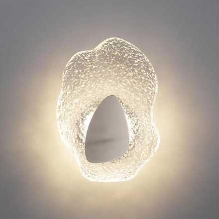 5460/12WL L-VISION ODL_EX26 053 никель/прозрачный/никель/металл/стекло Настенный светильник LED x 12W 3000K CORALLA