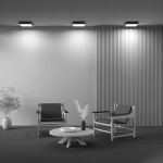 Потолочный светильник Зон / Zon 36 Вт 3000 К 120°, C032CL-36W3K-SQ-B. TM Maytoni