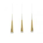 6114-3AS,33 Подвес Рэй золото h200 w50*7 Led 21w (4000K)