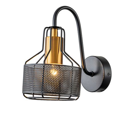 Настенный светильник Escada 697/1A E27*60W Black/Gold