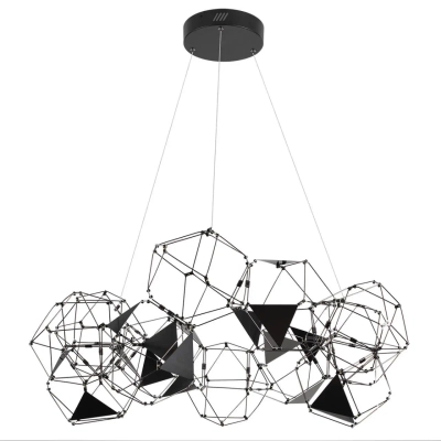 5087/56L L-VISION ODL25 293 черный хром/металл Люстра LED 56W 4000K 3360Лм TRELLIS