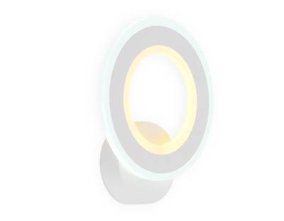 Настенный светодиодный светильник FA8812 WH белый 11W 190*220*50