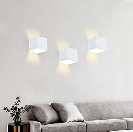 Настенный светодиодный светильник FW139 WH/S белый/песок LED 4200K 10W 170*150*90