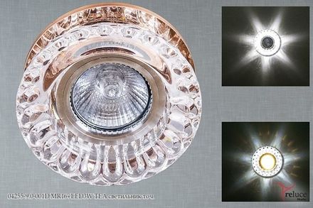 04255-9.0-001D MR16+LED3W TEA светильник точ.