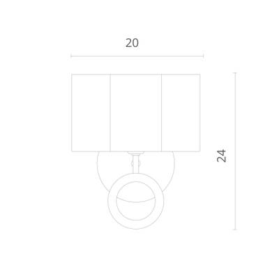 Бра Divinare CONTRALTO 4069/02 AP-1, 1хE14
