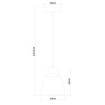 Подвесной светильник Arte Lamp BRACCIO A2054SP-1WH, 1хE27