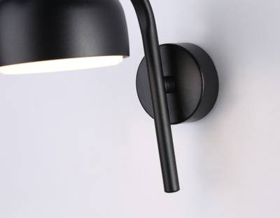 Светильник настенный TN71044 BK черный GX53 max 12W 150*80*185