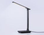 Светодиодная настольная лампа с диммером DE503 BK черный LED 3000-6400K 9W
