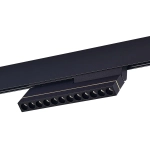 ST805.436.12 Магнитный трековый светильник Черный LED 1*12W 3000K 450Lm Ra>90 36° IP20 L220xW22xH117 48VV