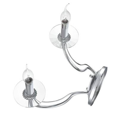 8034/2W CLASSI LN26 металл/стекло, хром/прозрачный Бра E14 2*40W 220V INCANTO