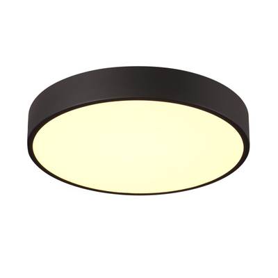 7756/48L MITRA LED SN Светильник металл/акрил/черный LED 40Вт+8Вт(подсветка) 3000K D500 IP20 QUASAR