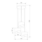 Подвесной светильник 4876 Grant Black, E27х3