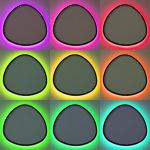 Citilux ТRIO CL215B250E LED RGB Люстра с пультом Белая