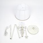 Citilux Вена CL402920 Торшер патина с белым абажуром