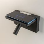 Citilux Декарт CL704371 LED USB QI Светильник поворотный Чёрный