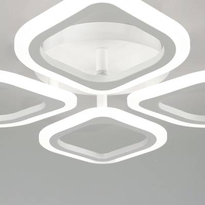 Citilux Ромби CL236040R LED Люстра с пультом Белая