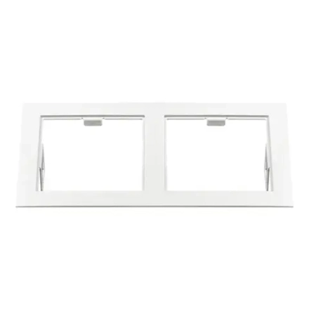214526 Рамка DOMINO Double QUADRO MR16 БЕЛЫЙ