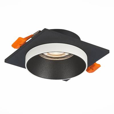 ST206.418.01 Св-к встр. Мат. черный GU10 1*50W  L92xW92xH41 220V Без ламп