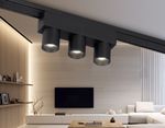 Светильник светодиодный трековый для шинопровода Magnetic Ultra Slim GV1504/3 BK черный IP20 6W 4200K 48V 24° 122*26*55
