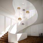 Подвесной светодиодный светильник со стеклянным плафоном 50232/1 LED дымчатый