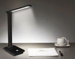 Светодиодная настольная лампа с диммером DE503 BK черный LED 3000-6400K 9W
