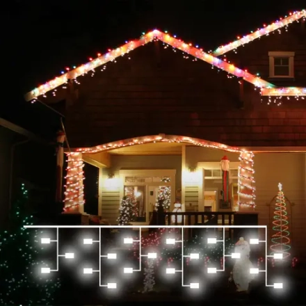 Гирлянда бахрома с мерцанием 3*0,6м IP65 100-101, LED