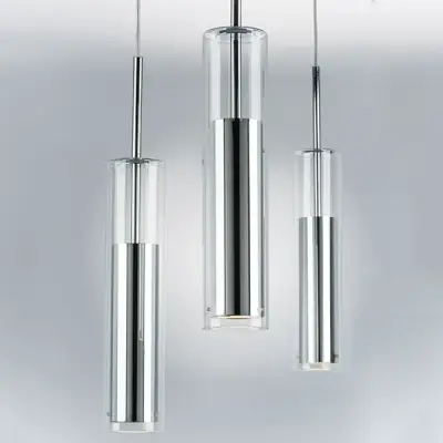 756014 Люстра CILINO 1х40W GU10 CHROME Lightstar