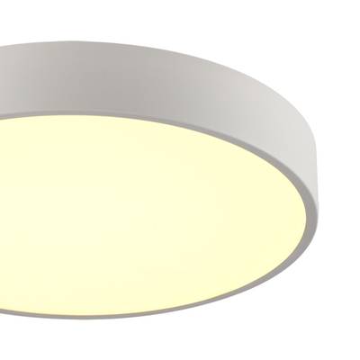 7755/36L MITRA LED SN Светильник металл/акрил/белый LED 30Вт+6Вт(подсветка) 3000K D400 IP20 QUASAR
