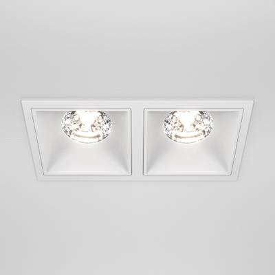 Встраиваемый светильник Alfa LED 4000K 2x15Вт 36°, DL043-02-15W4K-SQ-W. TM Maytoni