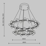 Подвесной светильник Tessara 3000К 116Вт, MOD081PL-L84G3K. TM Maytoni
