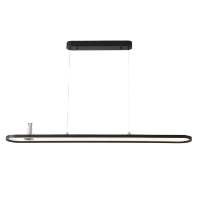 Светильник подвесной Crystal Lux CONTOUR SP45W LED BLACK 3800/245