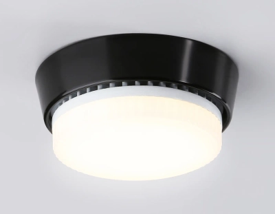 Светильник накладной G10189 BK черный GX53 max 12W D90*20