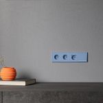 VLS000915 Накладка для розетки с заземлением и защитными шторками, с USB A+A, S70 (деним). (ТМ Maytoni)