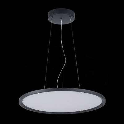 ST602.443.56 Светильник подвесной Черный LED 1*56W 4000K 5 040Lm Ra&gt;80 120 IP20 D600xH36 90-265V