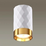 4286/1C HIGHTECH ODL22 329 белый/золотистый/металл Потолочный светильник IP20 LED GU10 max 10W AD ASTRUM