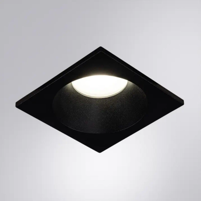 Точечный встраиваемый светильник Arte Lamp HELM A2868PL-1BK, 1хGU10