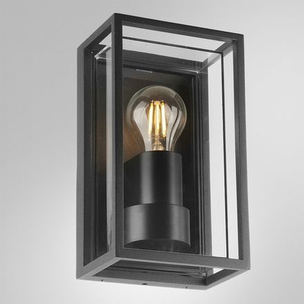 Уличный настенный светильник Arte Lamp MARFIK A2322AL-1BK, 1хE27