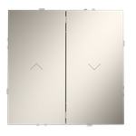 VLS020703 Выключатель встраиваемый VOLTUM S70 для жалюзи 10А, (кашемир). (ТМ Maytoni)