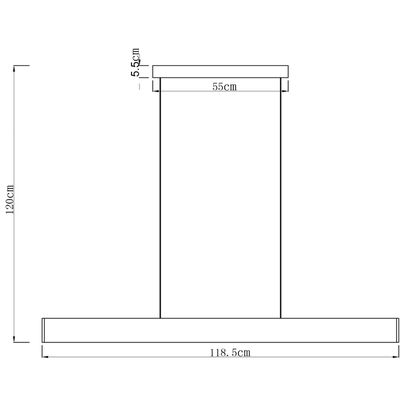 Подвесной светильник Arte Lamp LARGO A2505SP-2BK, 1хLED