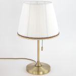 Citilux Линц CL402730 Настольная лампа бронза с белым абажуром