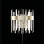 Citilux Лаура CL301422 Бра хрустальное с выключателем Шампань