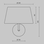 Настенный светильник (бра) Modesto E14x1, MOD360WL-01B. TM Maytoni