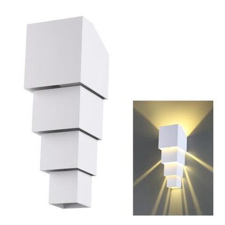 358005 STREET NT19 389 белый Ландшафтный светильник IP54 LED 3000К 2*5W 85-265V KAIMAS