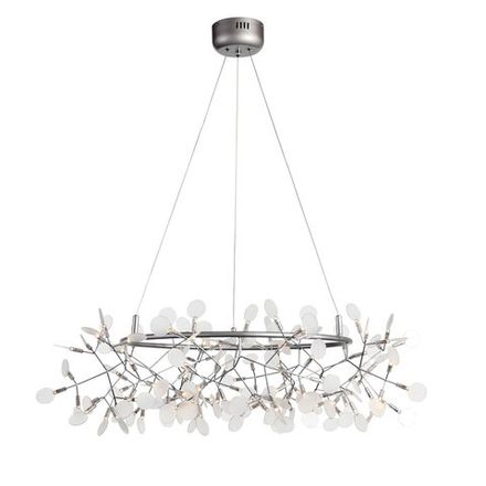 SL379.103.135 Люстра подвесная ST-Luce Серебристый/Белый LED 135*0,3W 3500K